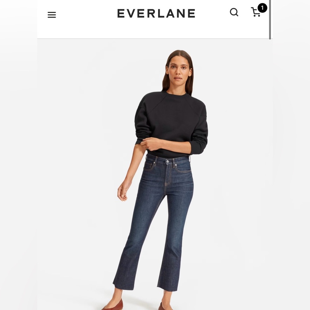 Everlane Kick Crop Jean